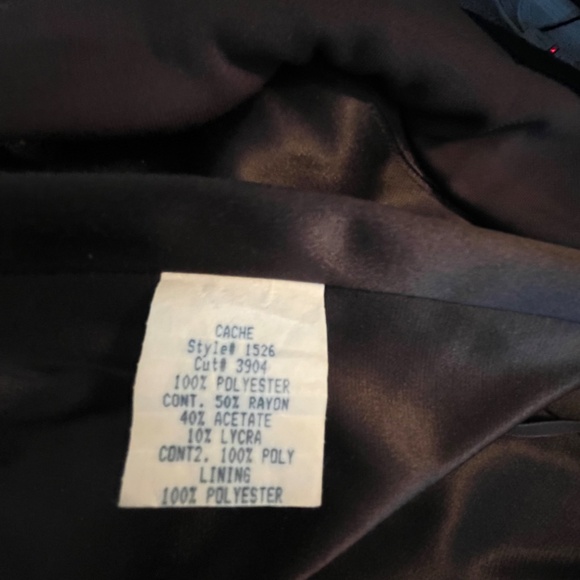 Lillie Rubin Size Small dark brown cocktail dress - Picture 5 of 5